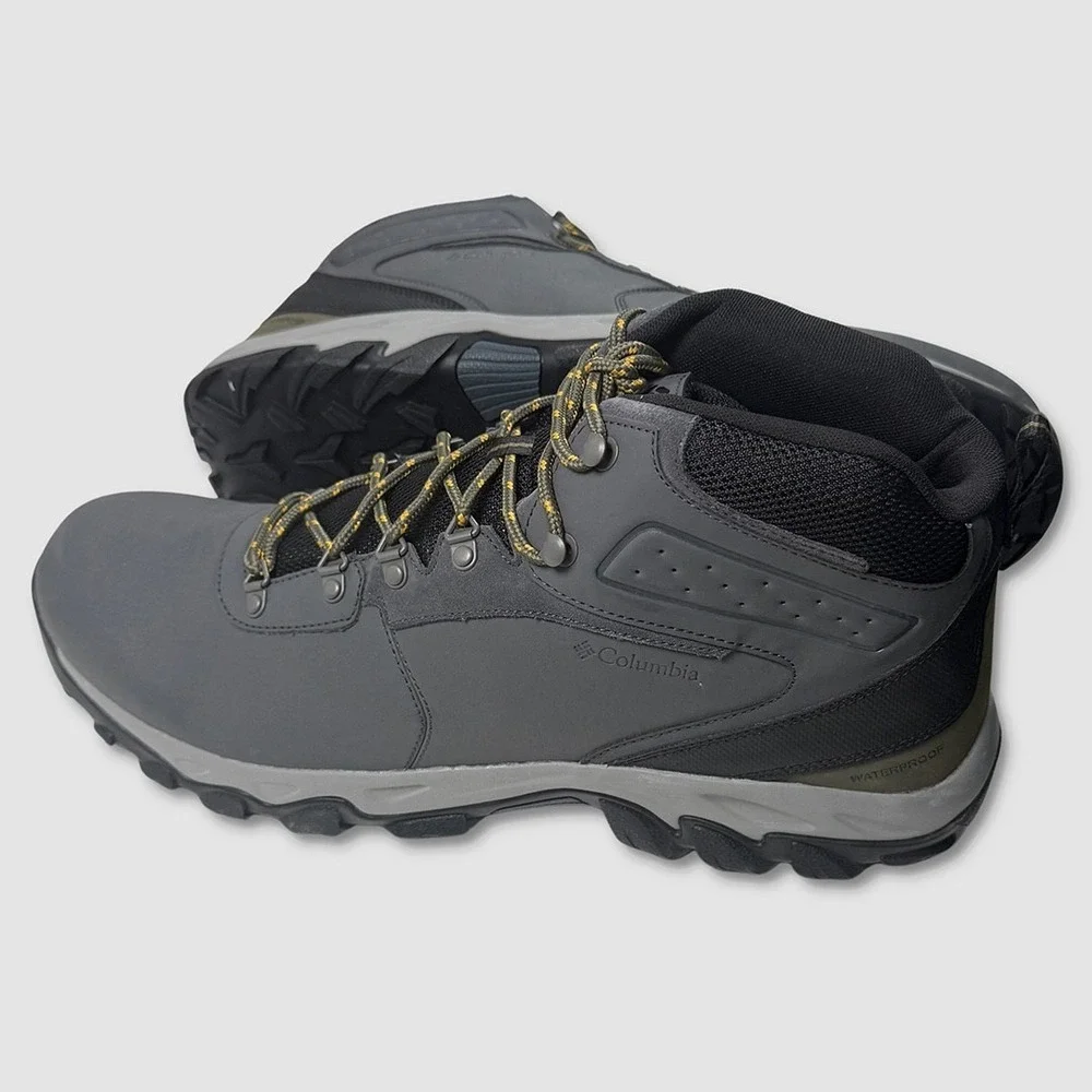 Columbia Newton Ridge Plus II‎ Waterproof Boots - NEW Mens 17 Grey - #49344-ZZ4